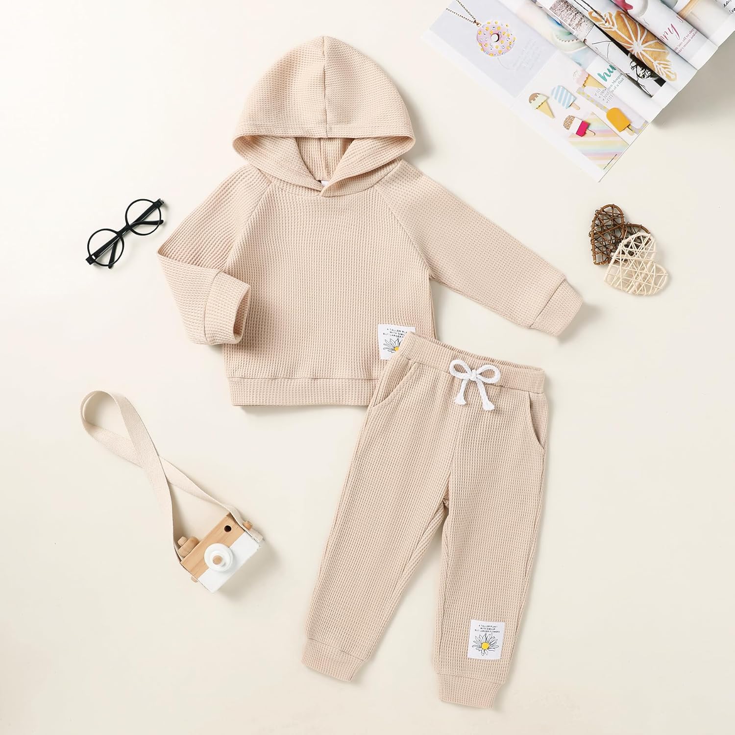YOUNGER TREE Baby Girl Clothes Toddler Fall Winter Outfits Sweatshirt pants Sweatsuits for Infant Girl Baby Girl Clothing - Image 2