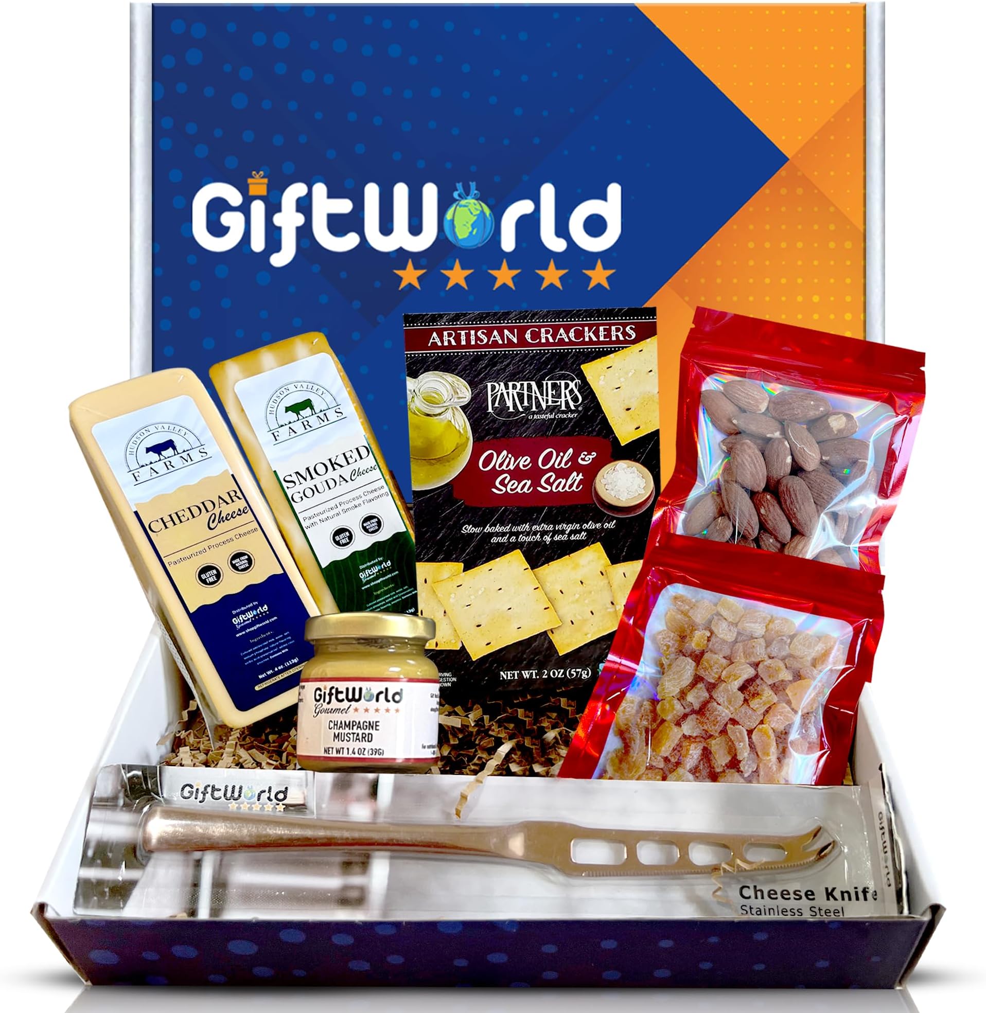 Cheese Bros "Have a Cheesy Birthday" Gift Basket Fresh from Wisconsin Includes