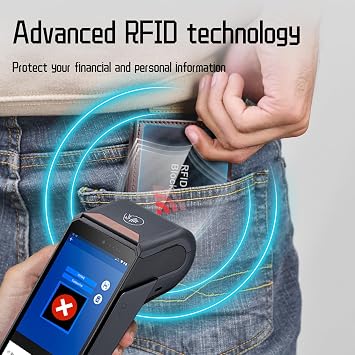 Rfidブロックカード - プレミアム非接触nfcデビットクレジットカードパスポートプロテクターブロッカー4枚。スマートスリムなデザインは財布/財布にぴったり収まり、クレジットカードホルダー個人情報盗難防止に。