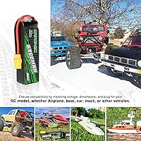 Vista 5 de OVONIC Lipo Batería 80C 6500mah 3S 11.1V Hardcase con XT90 Plug para Arrma Rc batería de coche