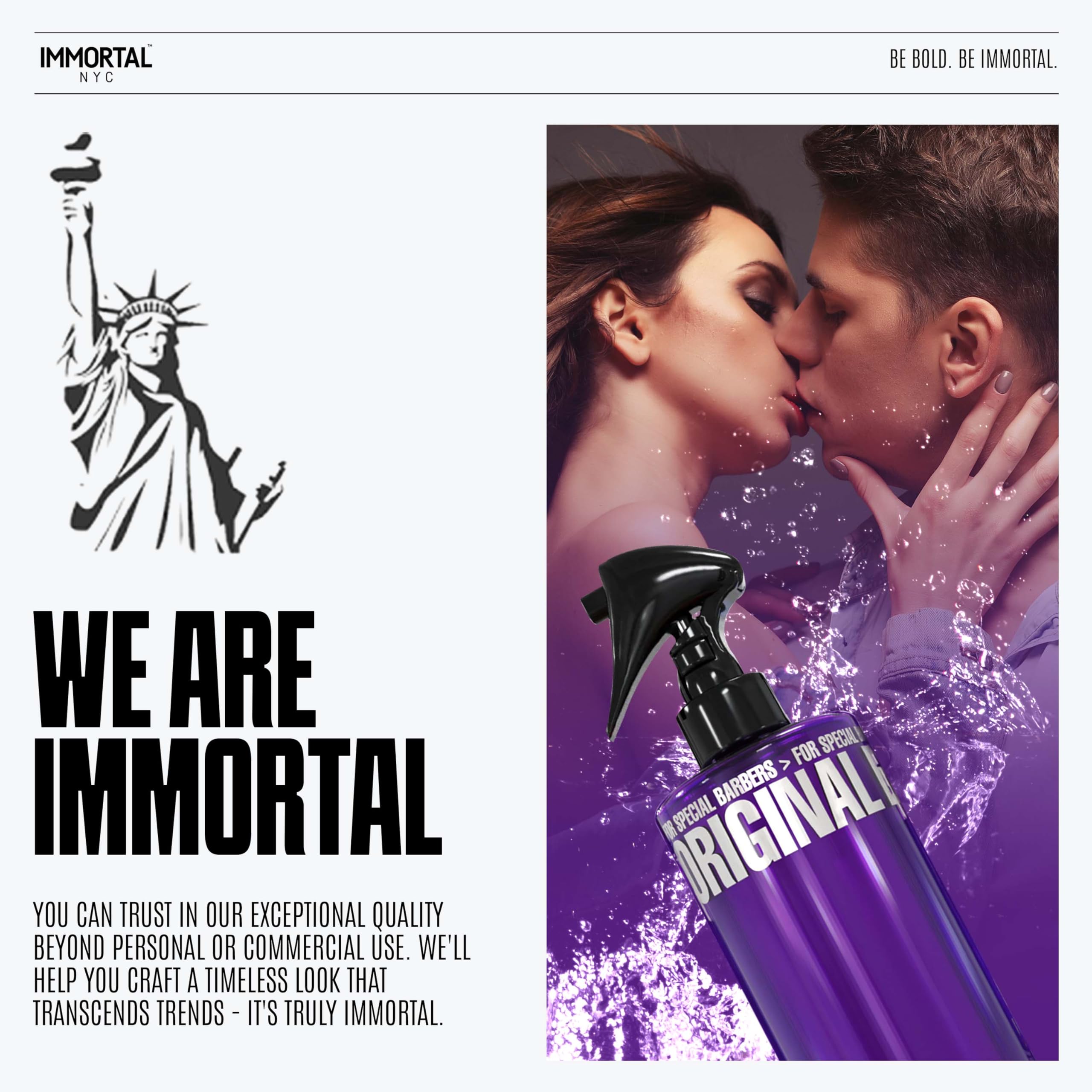 Immortal NYC Reserve 05, After Shave Spray Body/Face Men's Cologne, 17 oz - Exclusive Barbers - Softens Skin - Refreshes/disinfects and Relieves Face and Skin - Moisturizing Formula After Shaving thumbnail 8