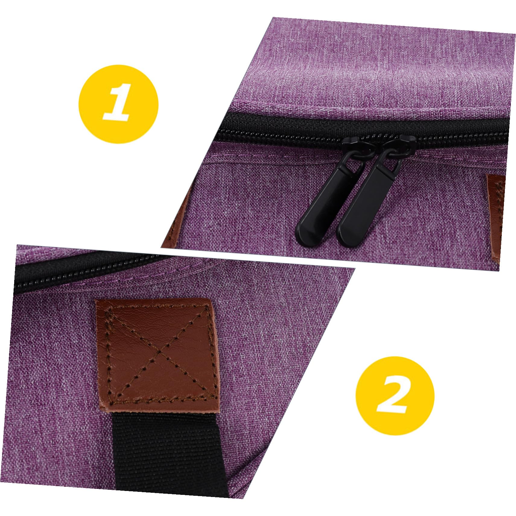 Angoily Borsa Porta Utensili da Cucito e Ricamo Grande capacità Resistente per Viaggi e Corsi Organizer per Funi e Ferri da Maglia