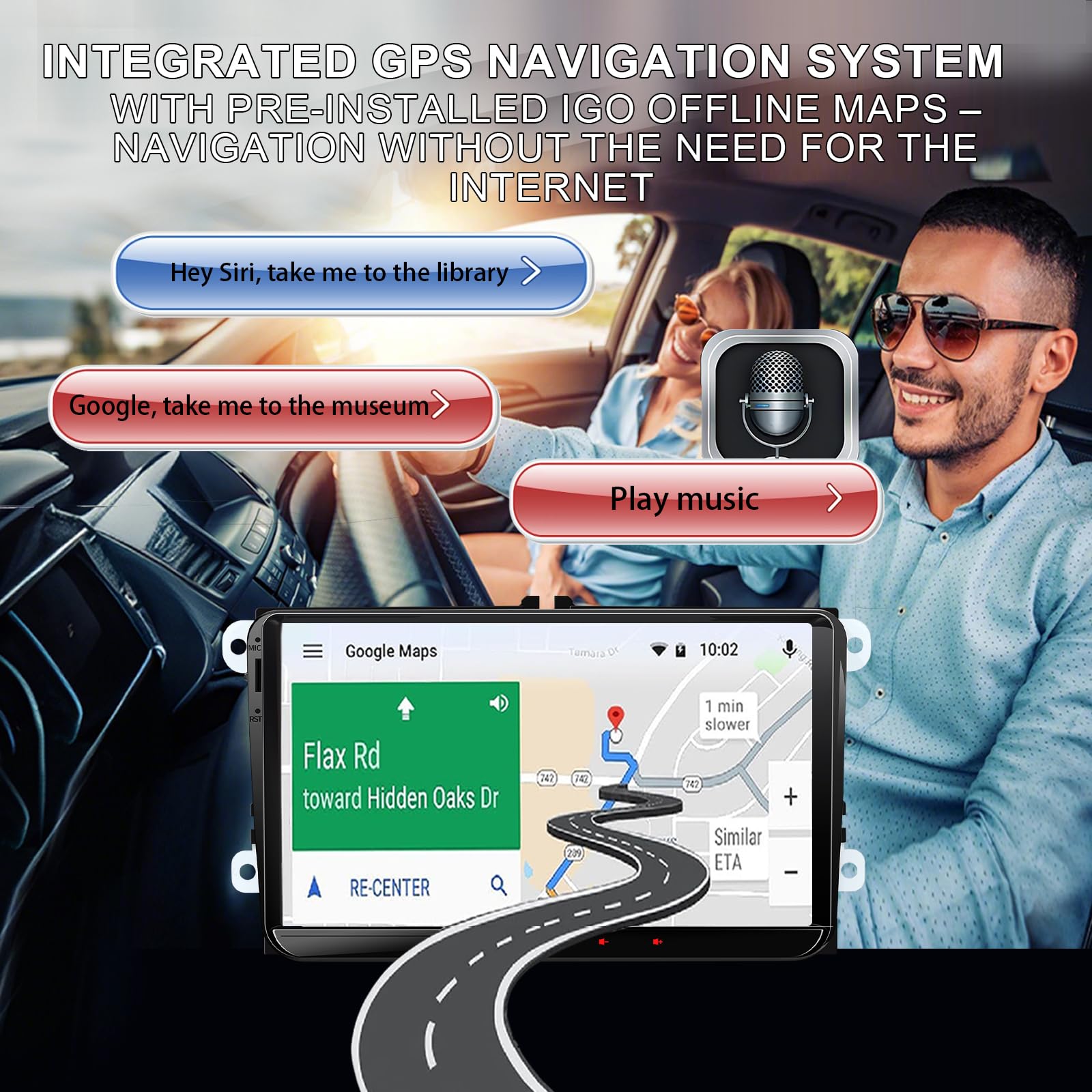 DAB+ Autoradio für VW Golf 5 6 T5 Polo Sharan Passat Tiguän,[Android 15.0 4GB+64GB 2.0Ghz] CAWELL Doppel DIN Radio mit 4G/Navi/BT/DSP 9 Zoll VW Radio mit DAB