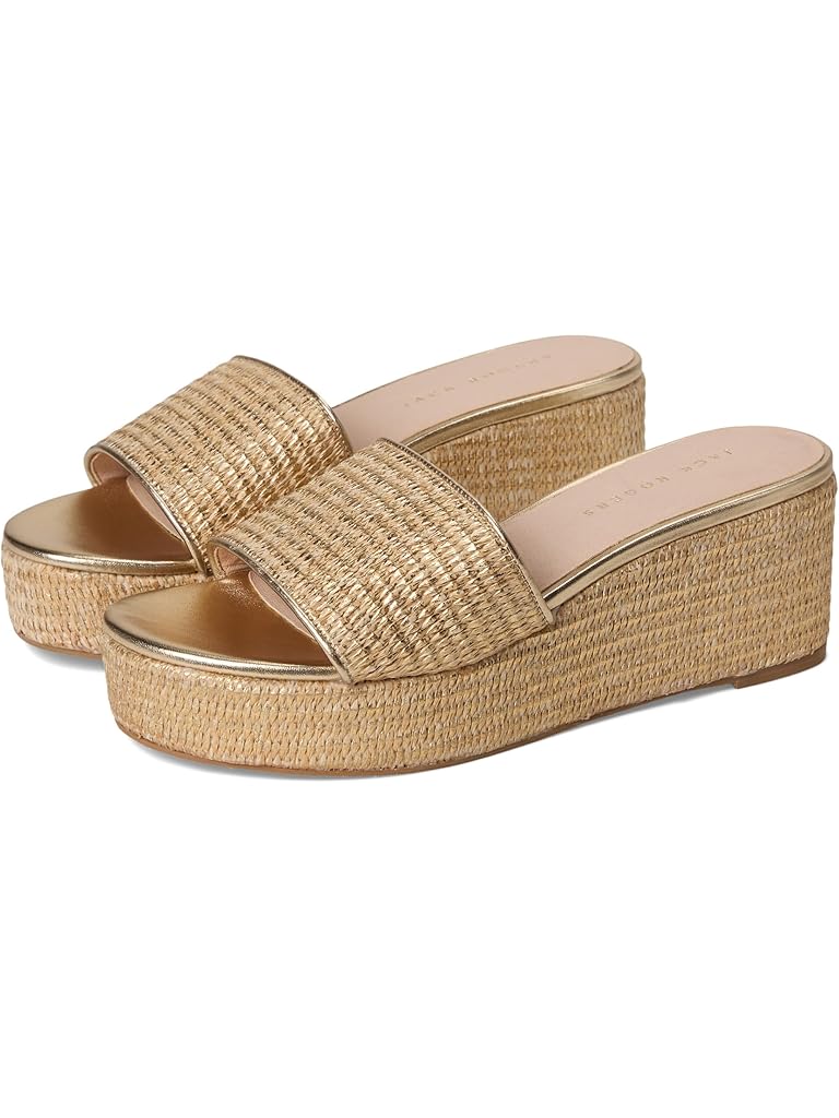 Gold Jack Rogers Bay Mid-Wedge
