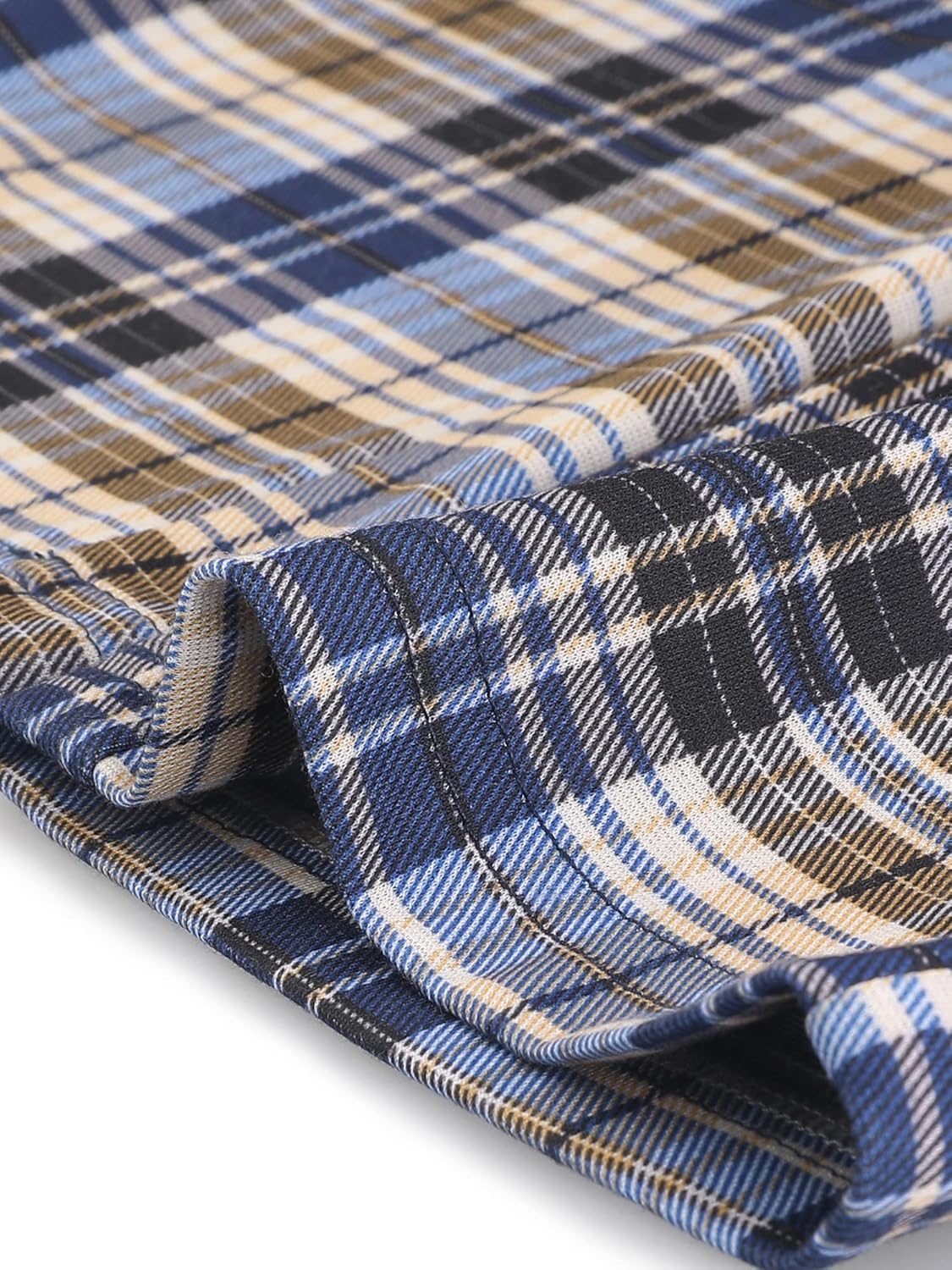 Allegra K Women's Plaid Pants High Waisted Vintage Tartan Checkered Cropped Casual Work Pants - Image 5