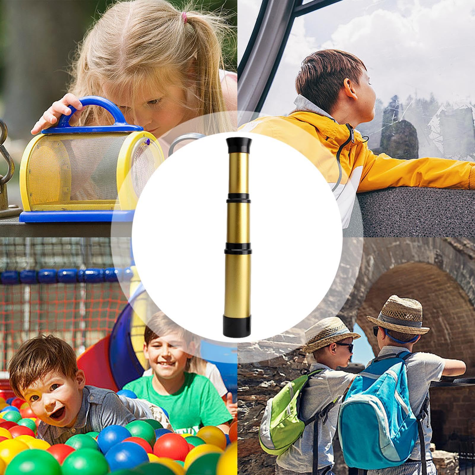 Mini-Teleskop für – wasserdichtes Taschenmonokular, faltbares Fernrohr, tragbares Teleskop zum Thema Piraten, langlebiges ABS-Material | Outdoor-Abenteuerteleskop für Geschenke