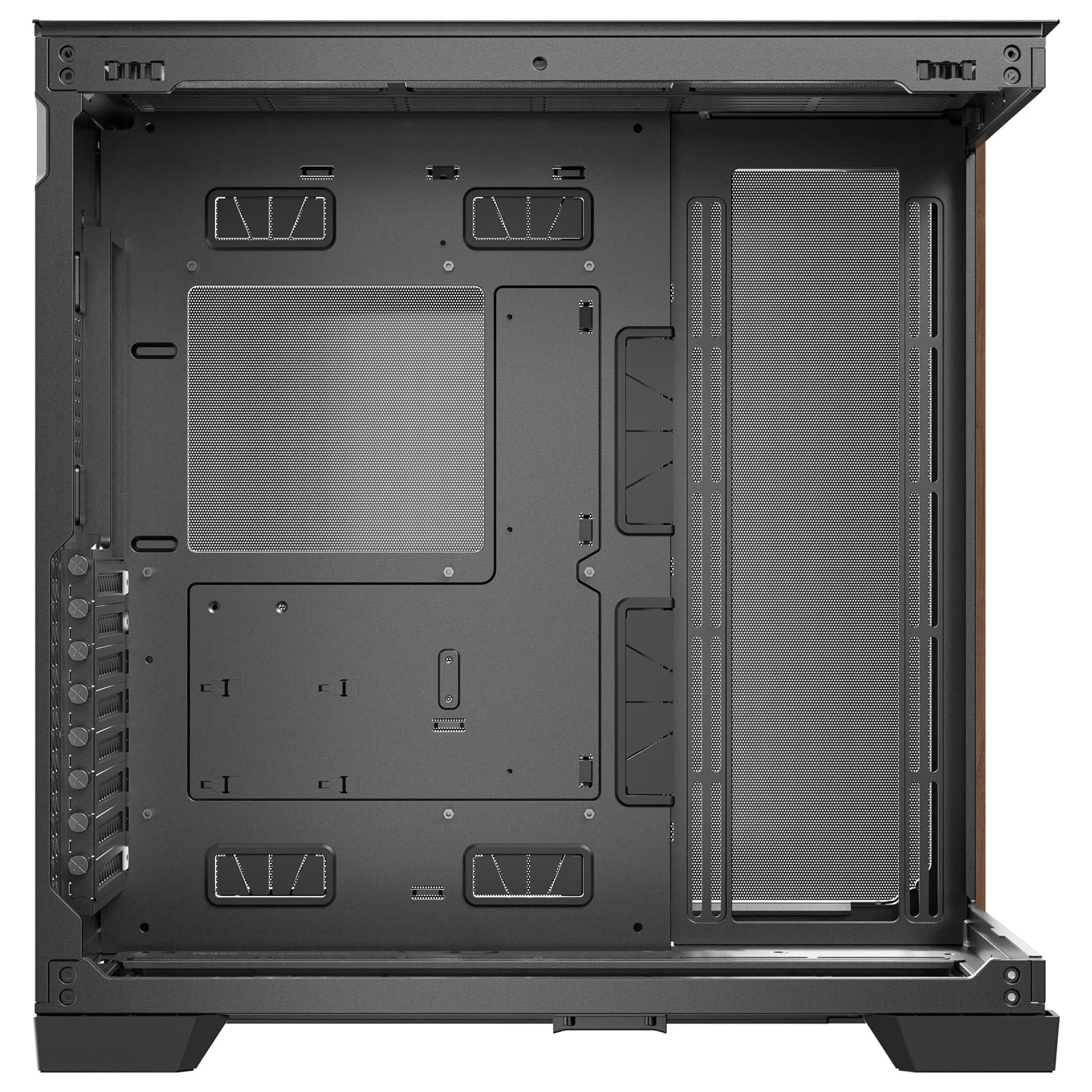 Antec C8 Midi-Tower, Tempered Glass - wood