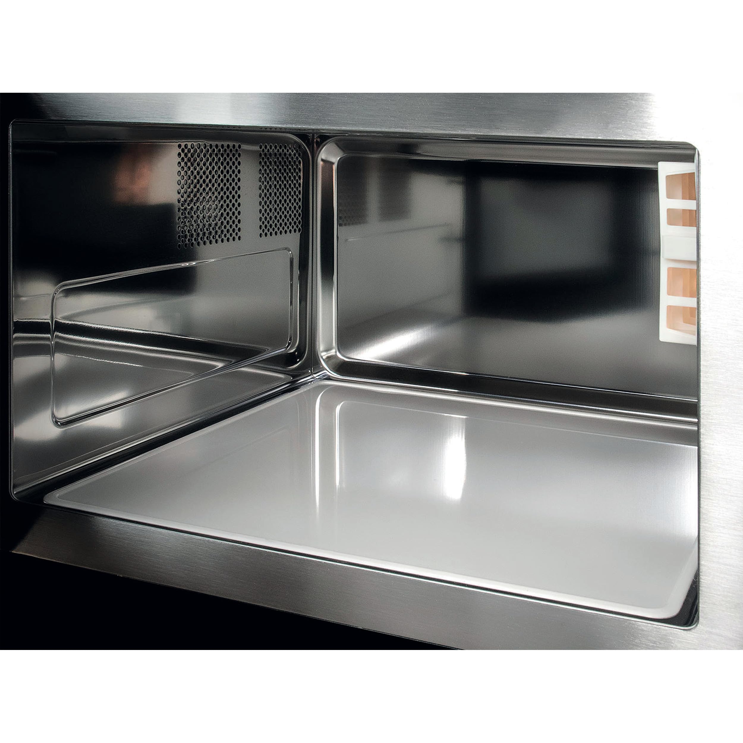 Beko Professional PRO 25IX_BP - Forno a microonde, capacità 25 litri, in acciaio inox, 36,4 x 51,1 x 31,1 cm, senza piatto girevole, finestra in ceramica