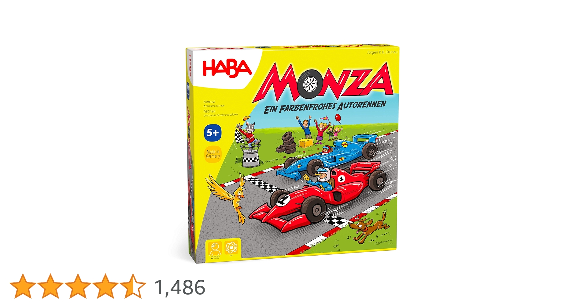 未使用　HABA MONZA ボードゲーム Amazon.co.jp: モンツァ・カーレース (Monza) ボードゲーム
