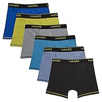 Algopix Similar Product 18 - Hanes Boys Mesh Boxer Briefs 6Pack