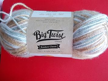Big Twist Rainbow Classic yarn, Oatmeal, 1 large skein (447 yds) supplier:starinjs