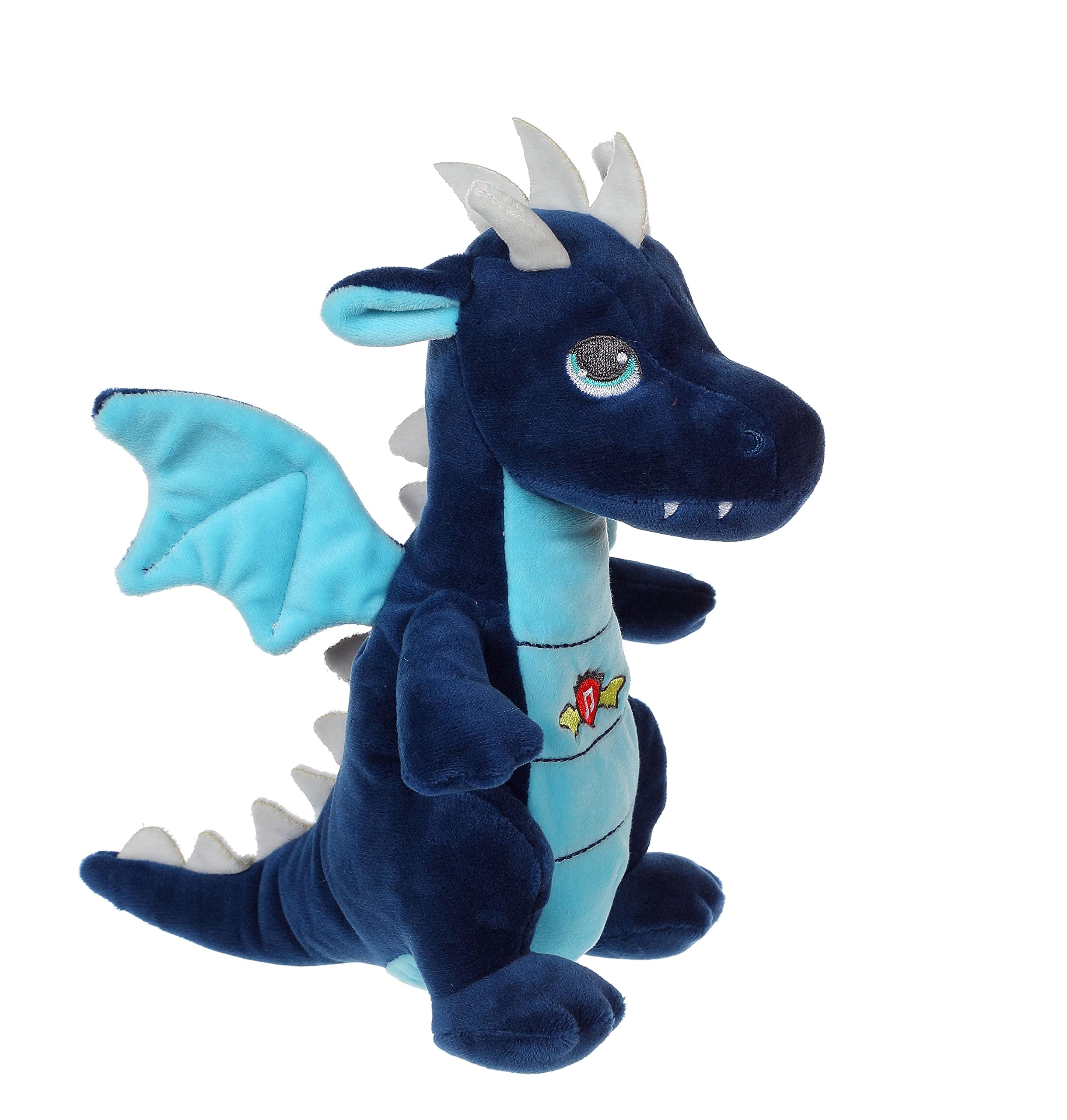 GIPSY TOYS - Drago sonoro 20 cm blu - Peluche per bambini - 071615