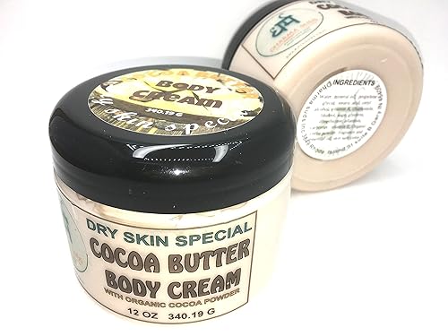 Miniatura 3 de Crema corporal hidratante de manteca de cacao 12 oz piel seca especial con cacao en polvo orgánico