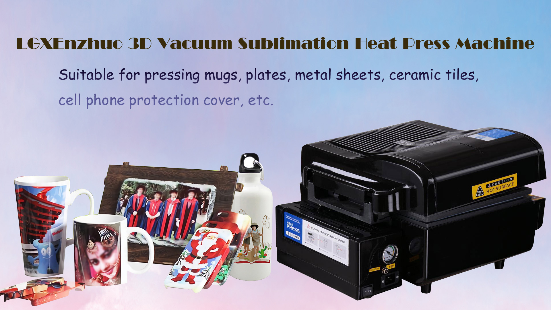 Amazon.com: LGXEnzhuo 3D Heat Press Sublimation Machine 2800W