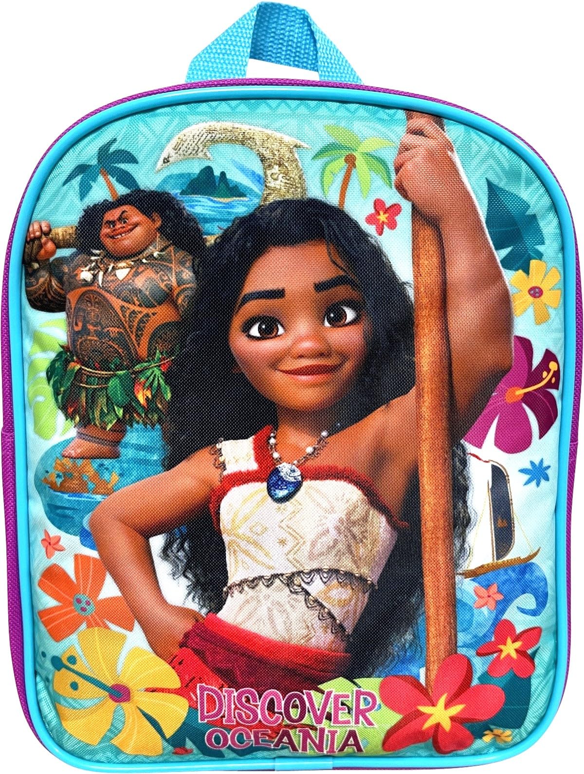 Ruz Moana Kid's Licensed 10" Mini Backpack (Moana-Discover)