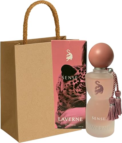 Sense Women’s Perfume 100ml Eau de Parfum – Powdery Floral Musk Fragrance with Iris, Rose & Vanilla – Long Lasting Elegant Everyday Scent with Gift Bag