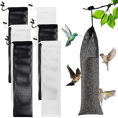 6 Pack Wild Bird Food Finch Sock Feeder Kits- 6pcs 3.9