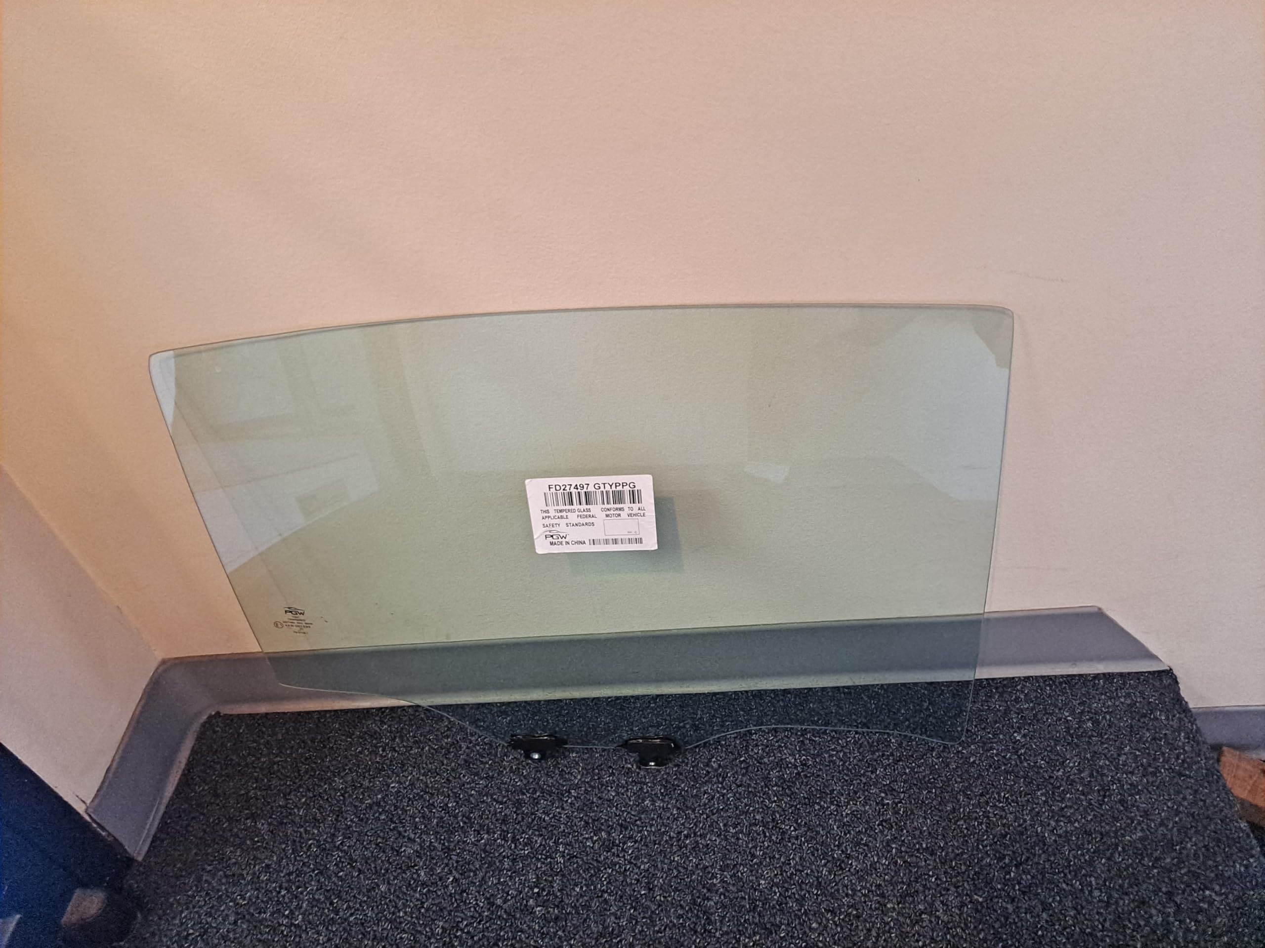 Passenger Side Right Rear Door Window Glass Compatible with Nissan Altima 2019-2025 Models