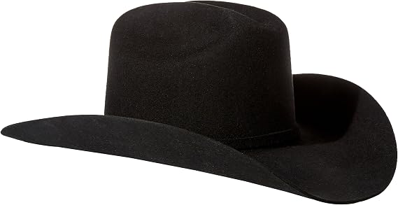Stetson 3X Oak Ridge Wool Felt Cowboy Hat Black 7 3/4