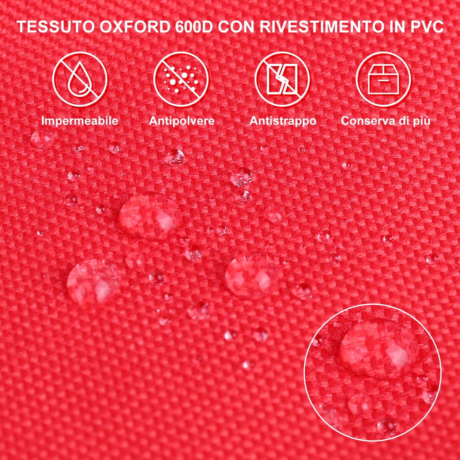 Borsa Per Albero Di Natale SALCAR Extra Large - Per Alberi Fino A 2.7m, Impermeabile - Foto 4