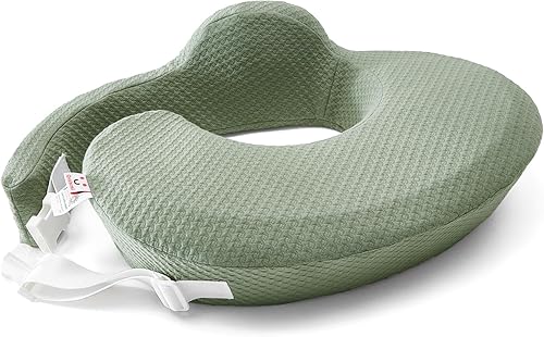 QSTEHEML Almohada de lactancia para lactancia materna  Almohadas ajustables para lactancia materna para mujeres con más apoyo y funda extraíble,