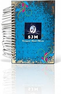 Premium Empty Designer Bindi Album Book | Spiral Bound Storage Folder for Bindi Collection | Durable Hard Cover Bindi Orga...