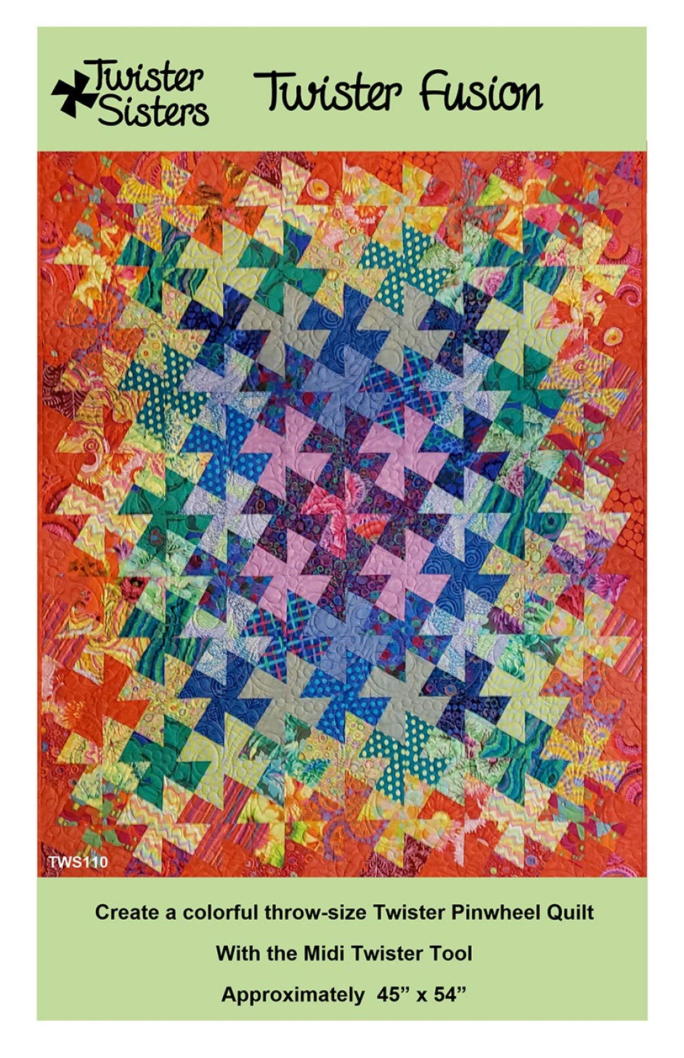 Twister Fusion - Quilt Pattern