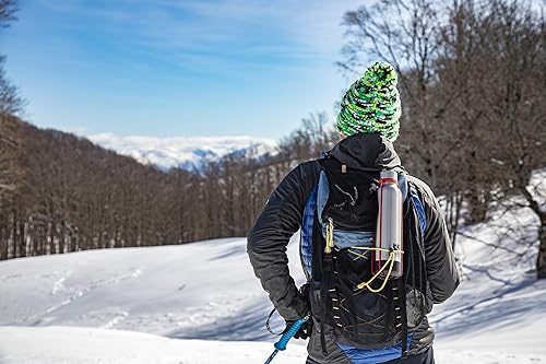 Miniatura 3 de Root FTC - Frasco térmico de acero inoxidable de doble pared, tapa anticaídas, parte inferior a prueba de golpes, cuerdas elásticas, 17.9 fl oz,