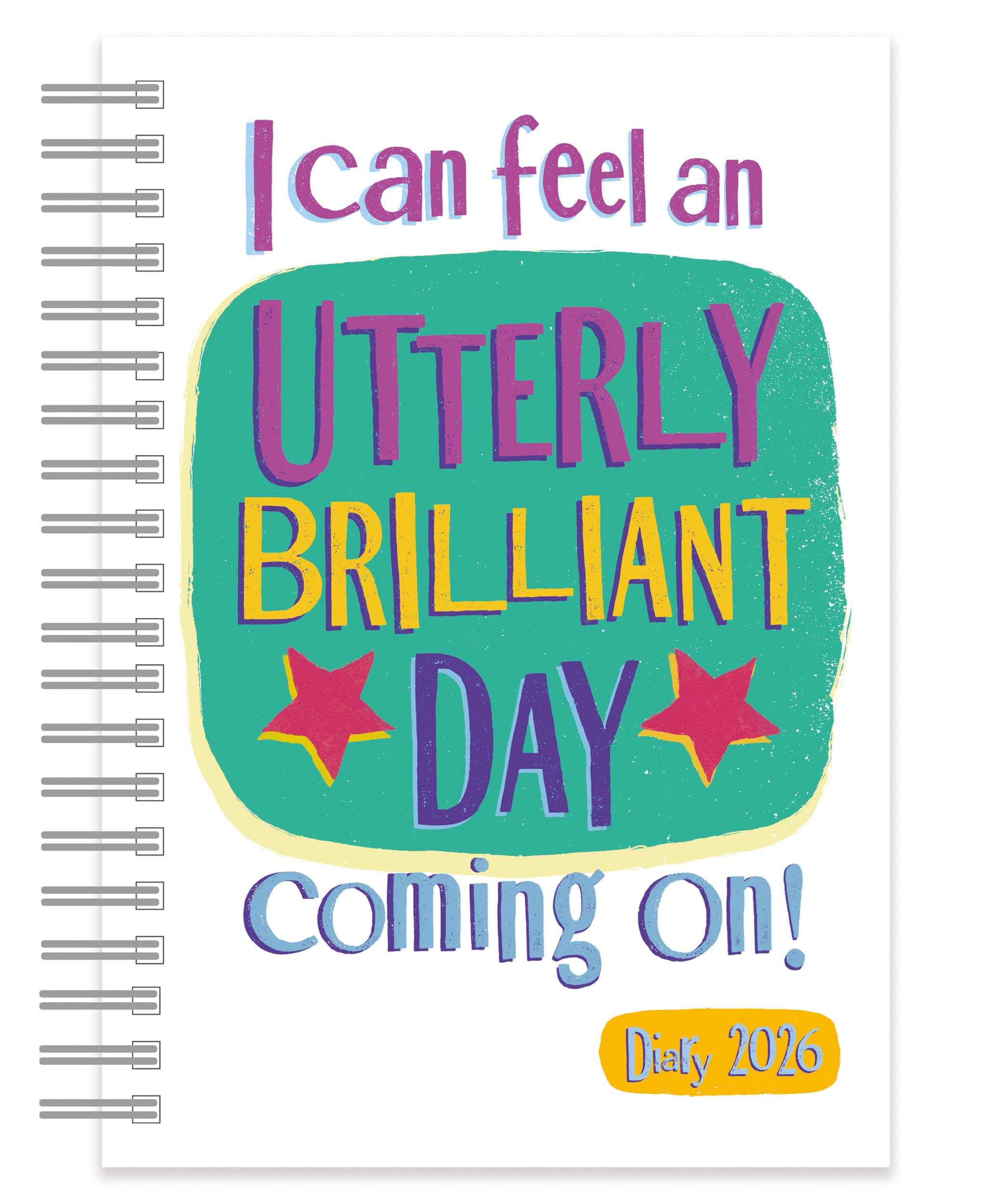 Bright Side, Winning at Life A5 Diary 2026, Multicolour, 21.5 x 16 x 2.2 cm