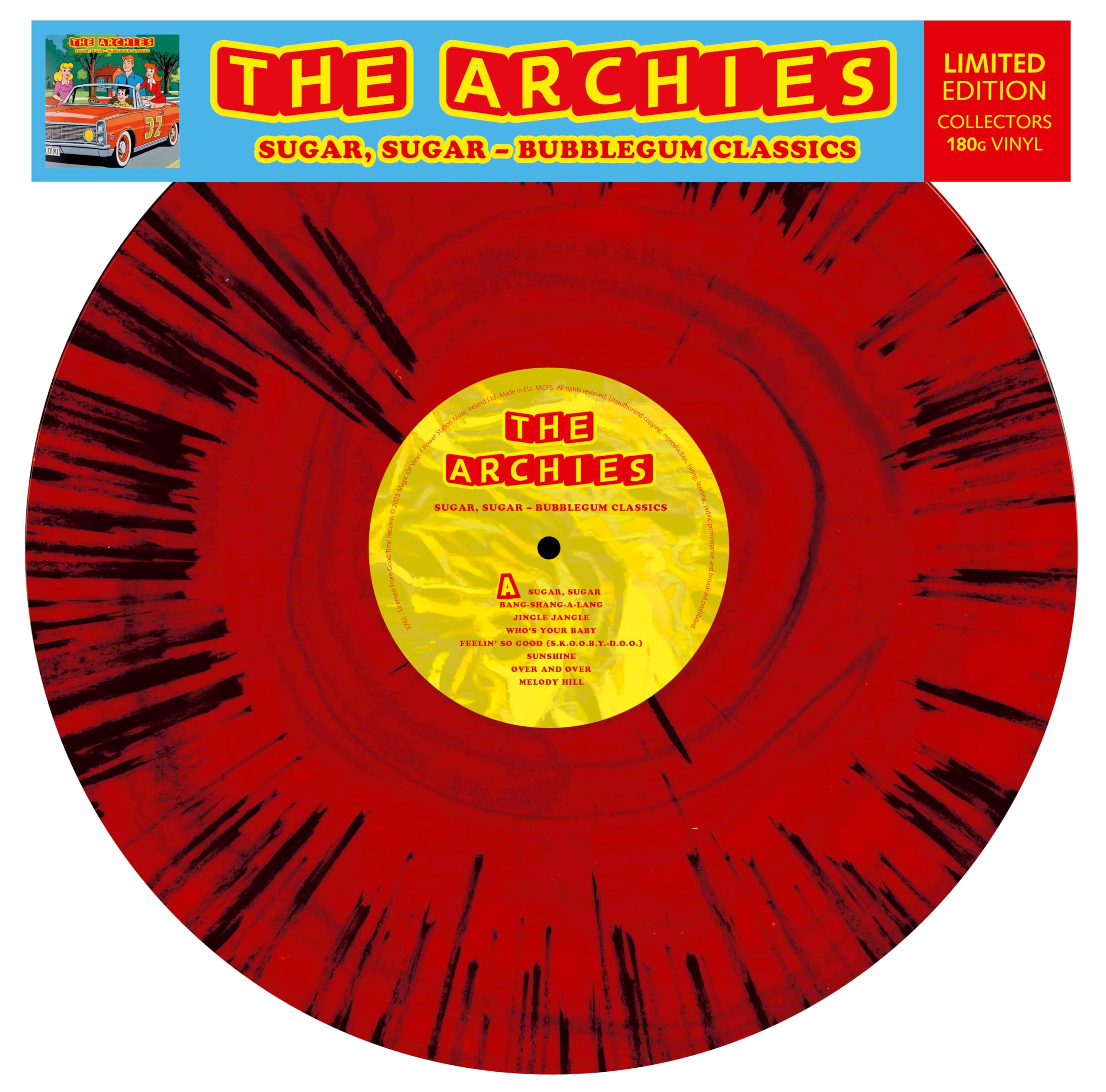 The Archies - Sugar, Sugar - Bubblegum Classics -Limitiert - 180gr. Splatter