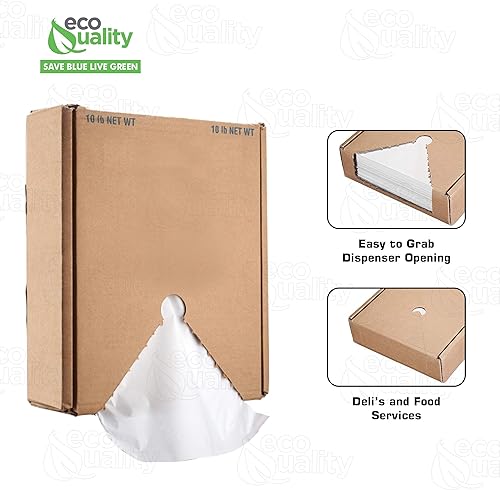 Miniatura 4 de [1 unidad] Hojas de papel encerado húmedo de 14 x 18 pulgadas, forro para sándwich resistente a la grasa, apto para microondas, envoltura de