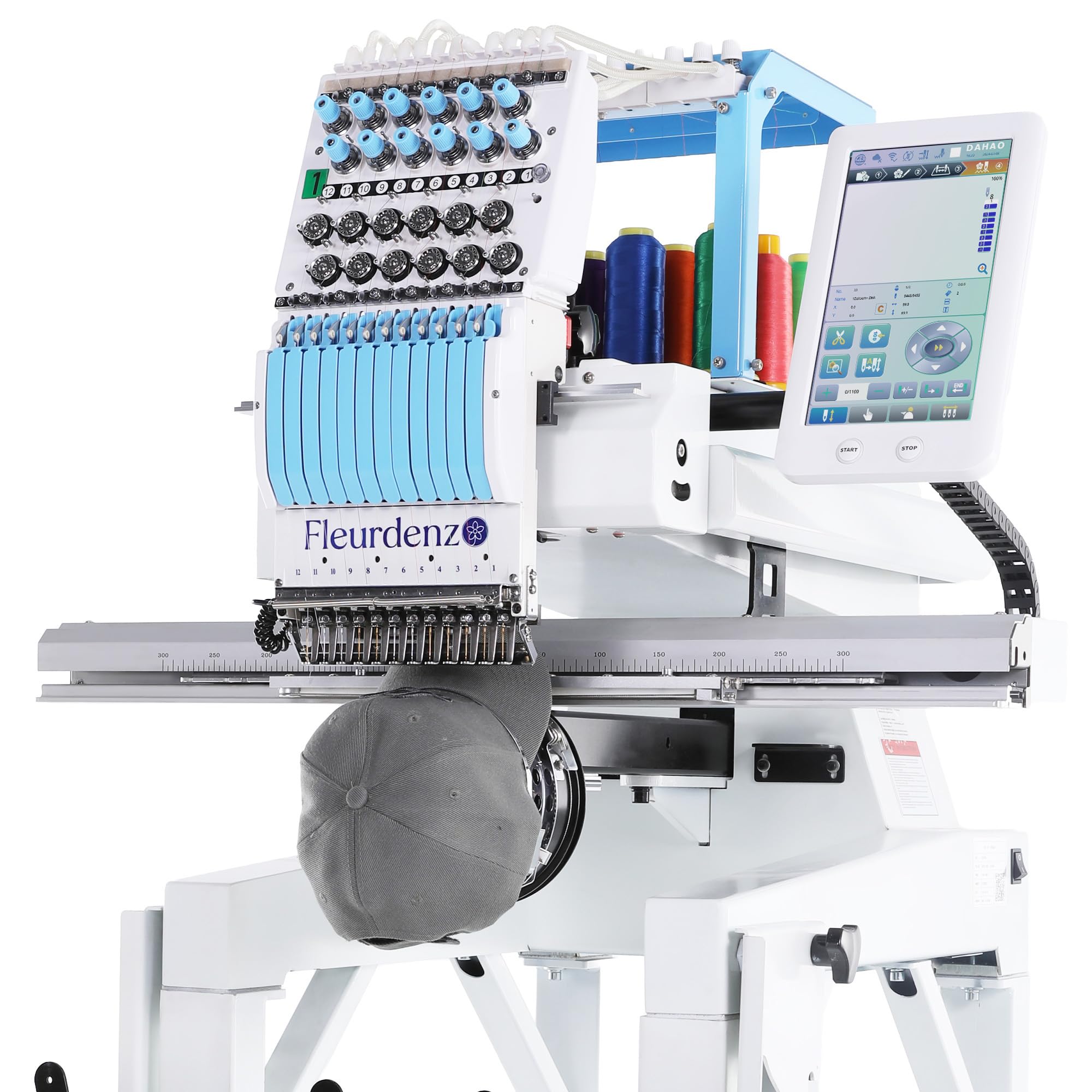 Amazon.com: FLEURDENZ P1201 12-Needle Commercial Embroidery