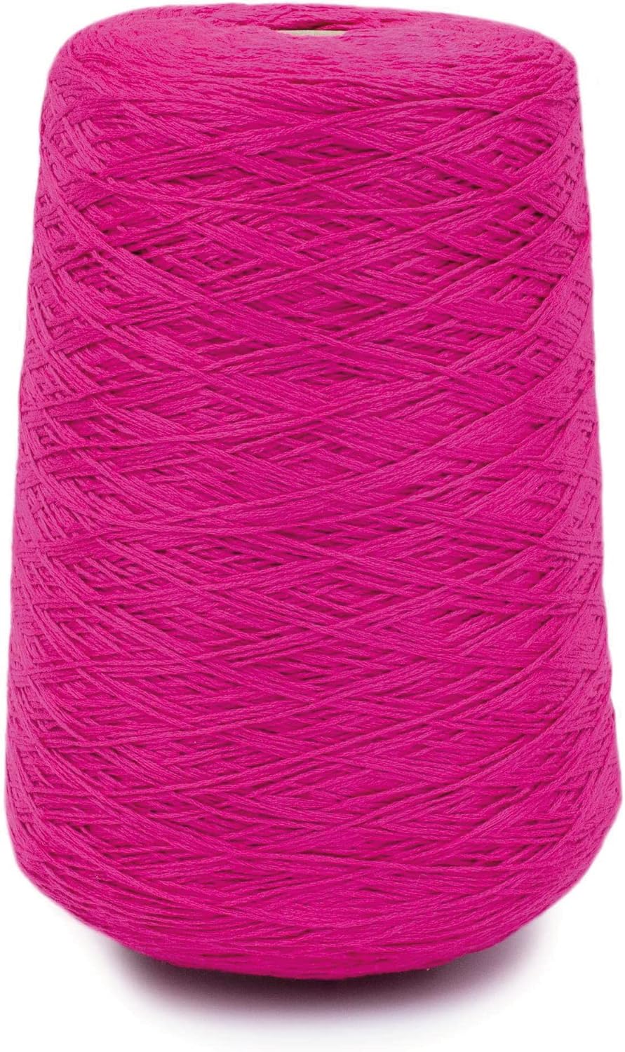 Silk City Fibers, Bambu 7gg 100% Viscose derived from Bamboo Yarn for Machine Knitting, Weaving and Crochet, Magenta, 1 Cone, Designer Yarn for Garments, Soft Shawls, and Fingering Weight Projects