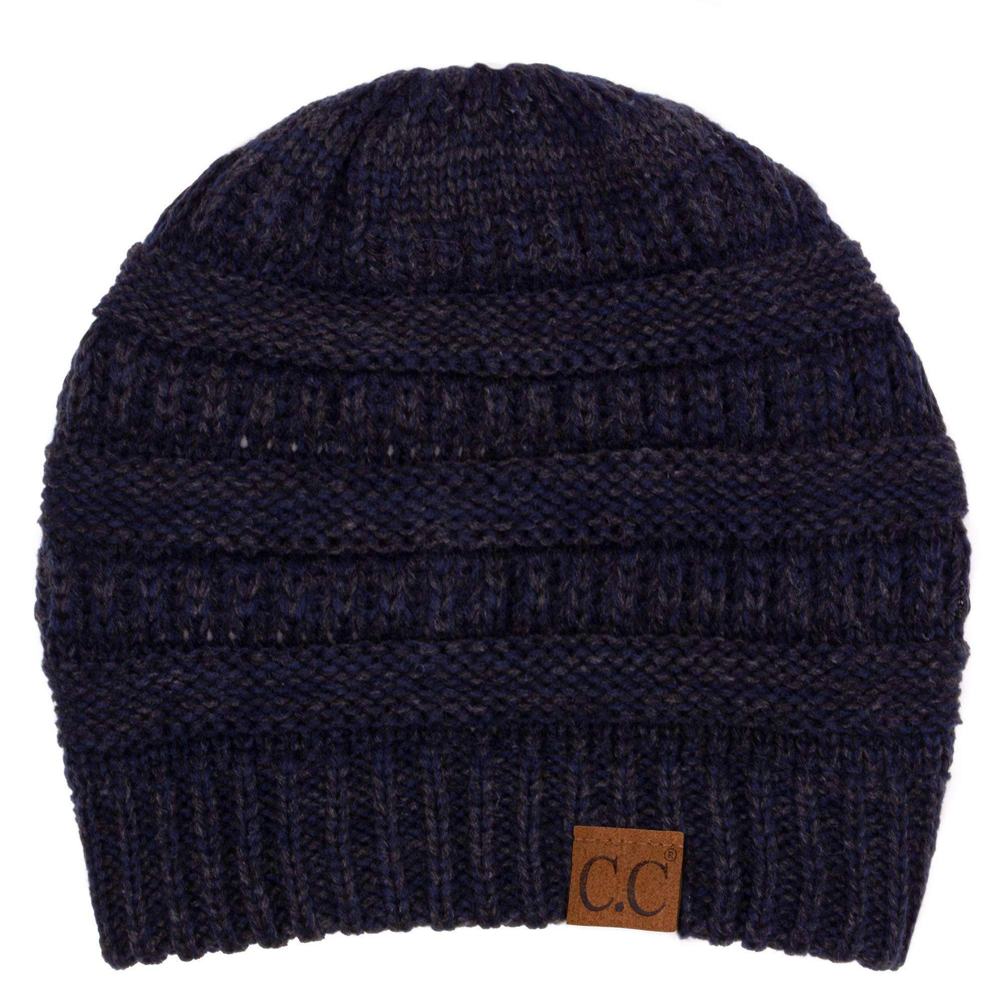 C.C Trendy Warm Chunky Soft Stretch Cable Knit Beanie Skully, Winter Mint, One Size — view 98