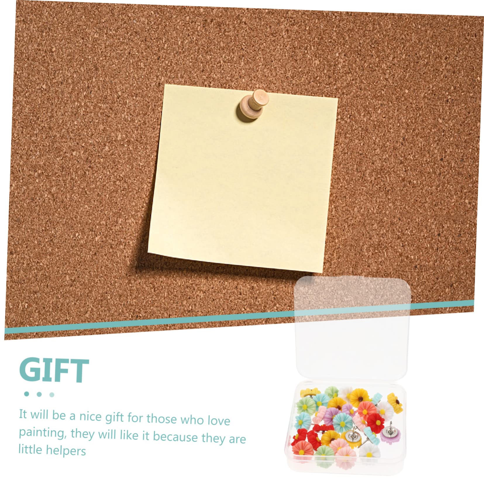 Lurrose 150piezas Pushpins Creativos Forma De Flor y Corazón TACS Multifuncionales para Mapa Accesorios Convenientes para Oficina y Hogar