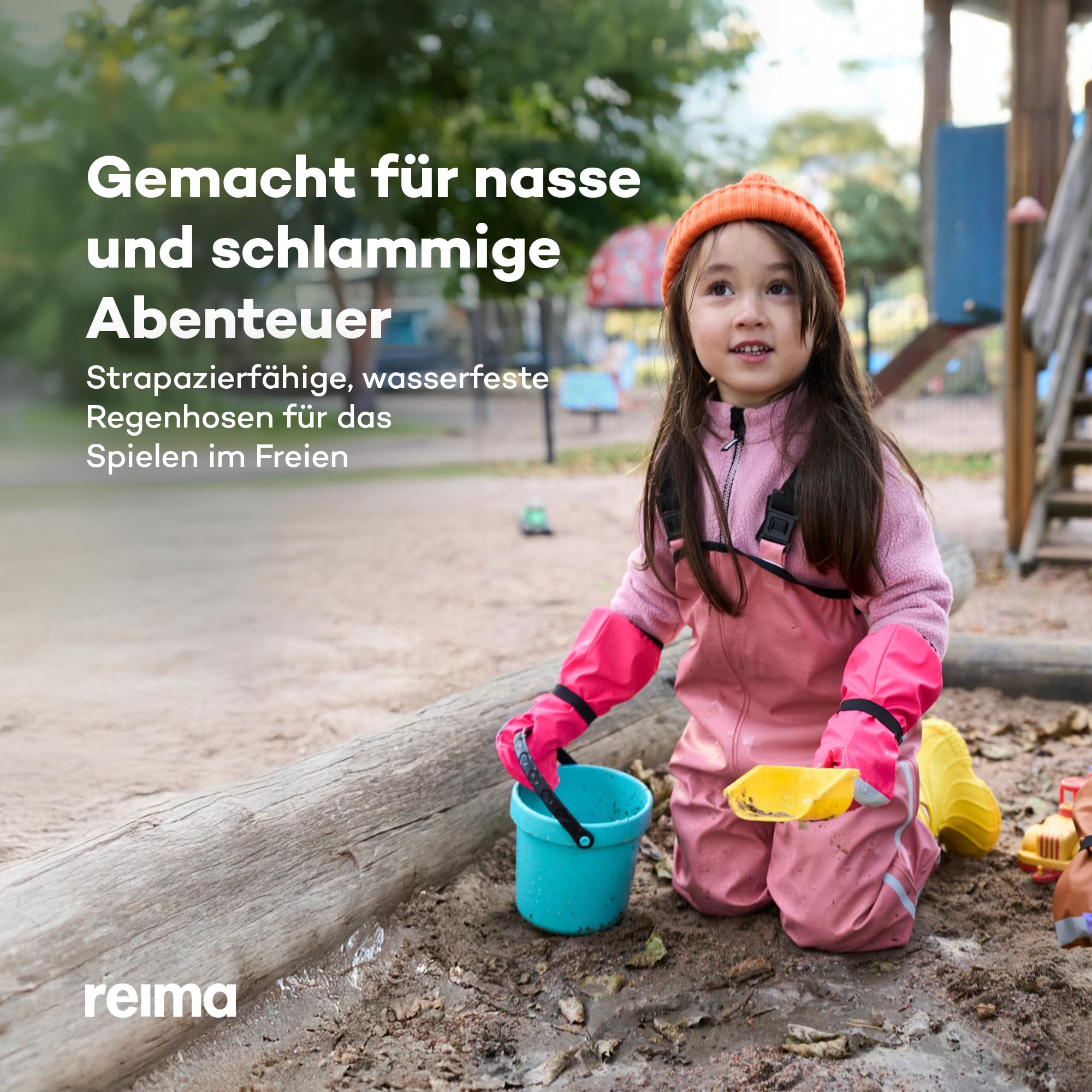 Reima Lammikko Regenhose Kinder pink