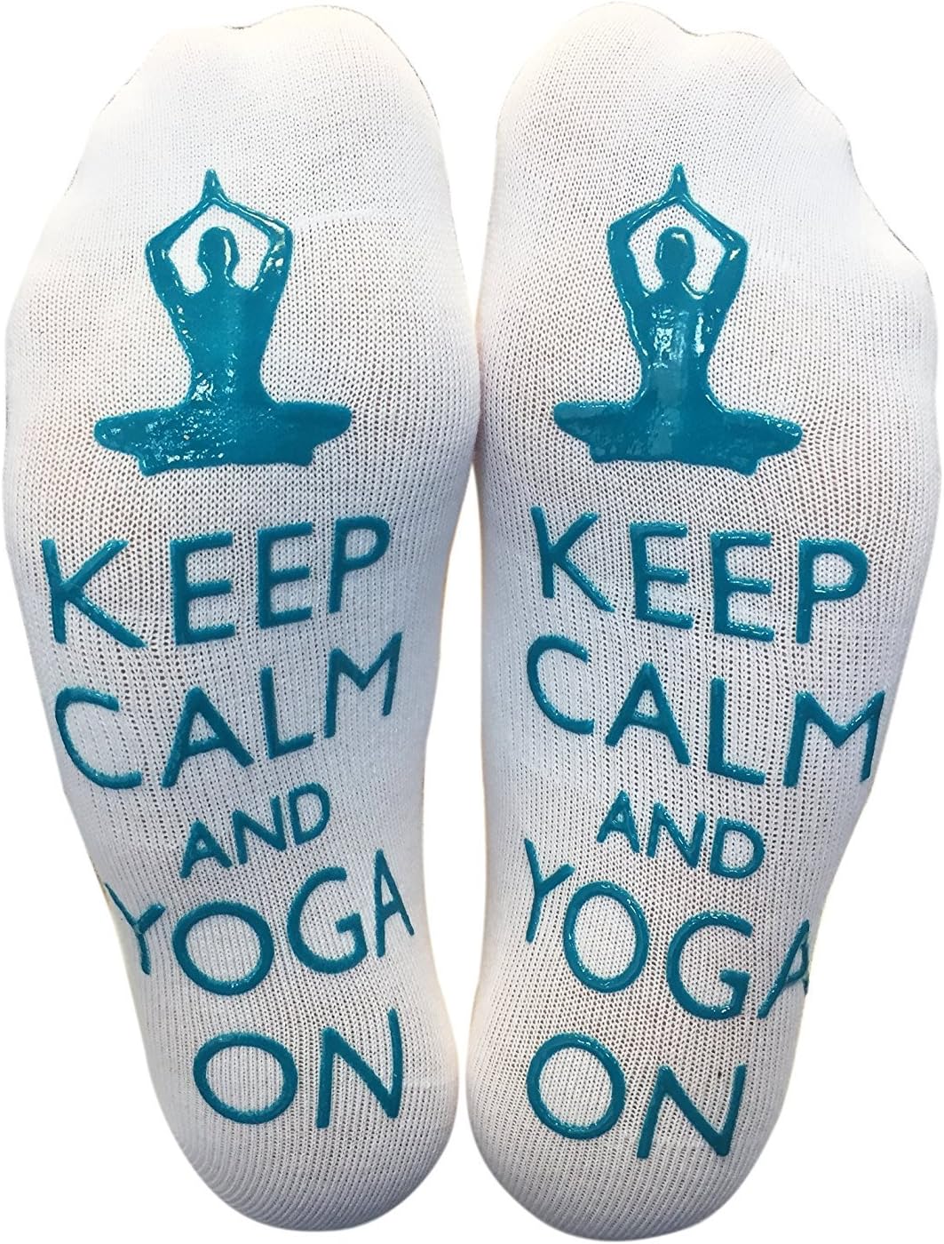 'Keep Calm & Yoga On' Funny Yoga Ankle Socks