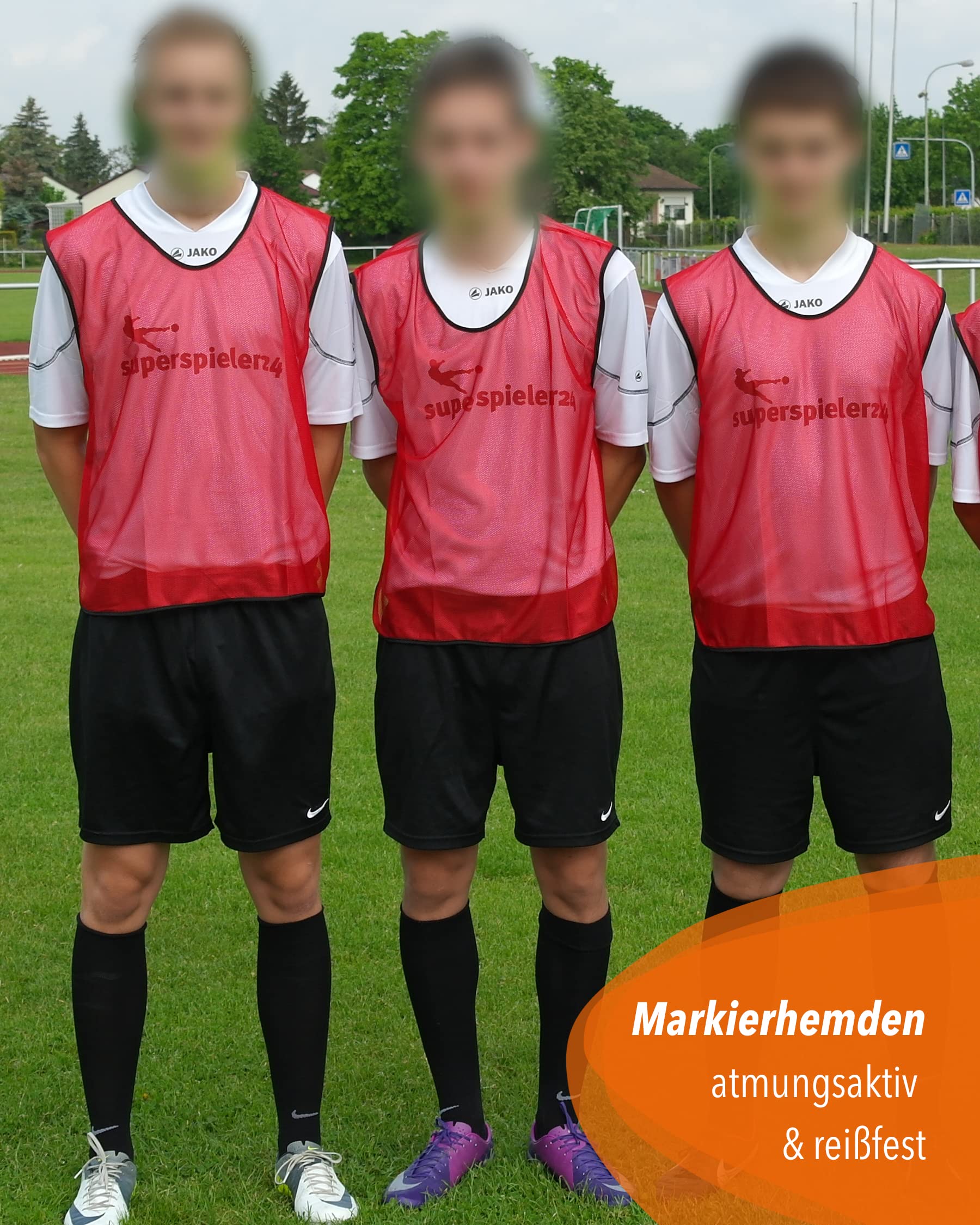 11 Trainings-Leibchen für Erwachsene – zum Markieren von Mannschaften – Sport Bibs ohne Logo – Kennzeichnungshemd für Damen & Herren