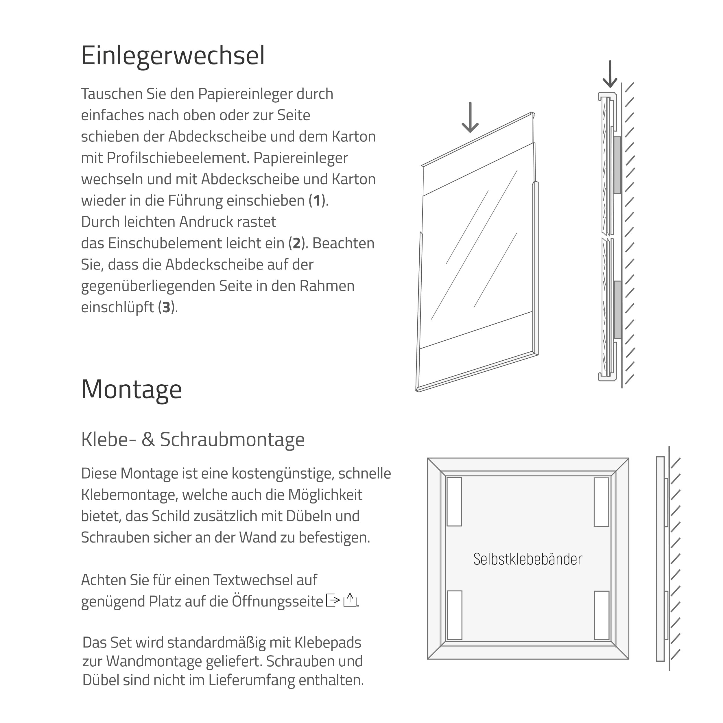 FORMO.einschub-light Türschild aus Aluminium – silber eloxiert, entspiegelt, mit Einschub – 5er Set – verschiedene Größen–Büroschild zur Selbstbeschriftung (Silber, 108 x 151,5 mm)