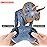 Liberty Imports Dino Planet Remote Control RC Walking Triceratops Dinosaur Toy with Shaking Head, Light Up Eyes and Sounds for Kids