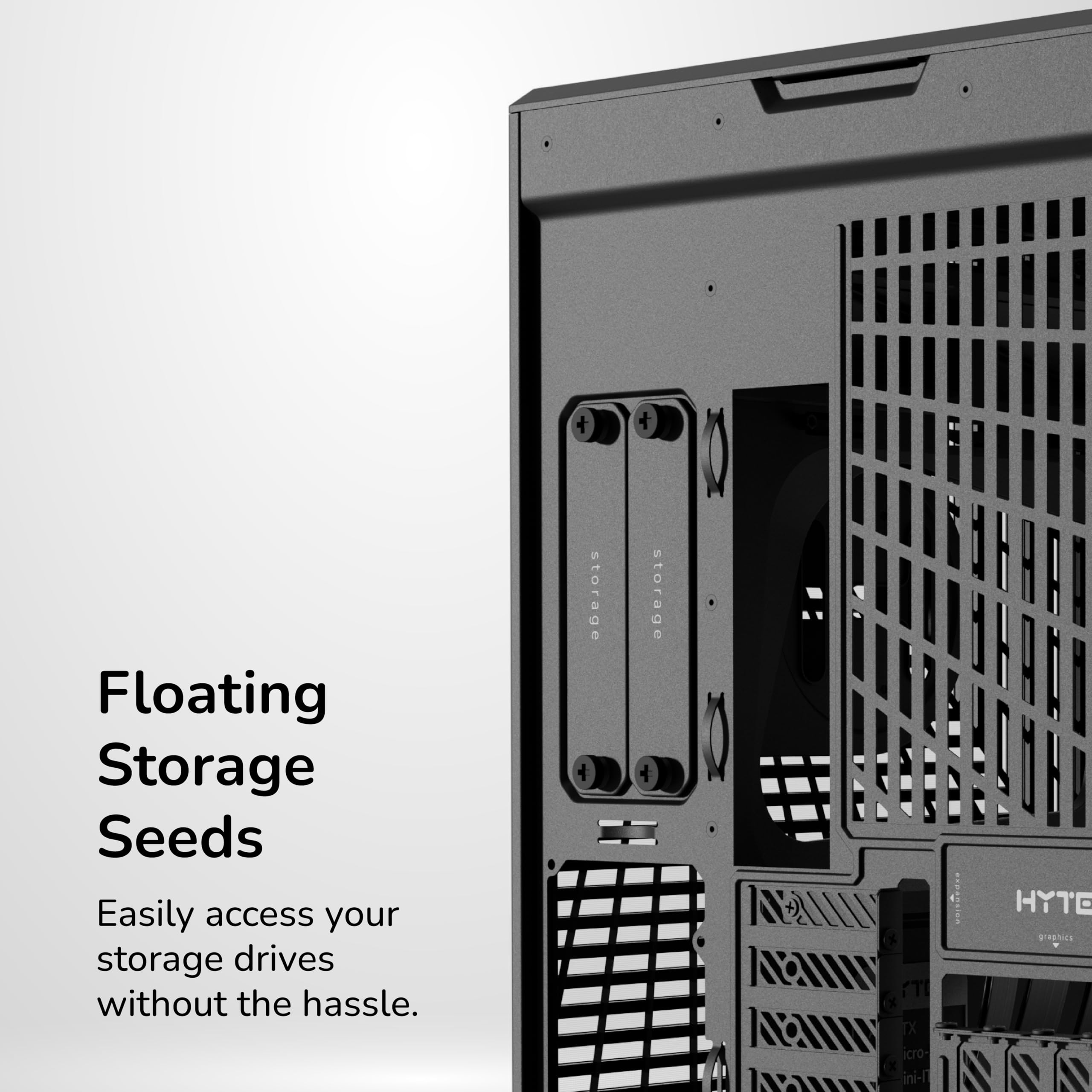 HYTE Y70 Touch Infinite Dual Chamber ATX Mid Tower nowoczesne estetyczne etui ze zintegrowanym ekranem dotykowym LCD 2,5K - czarne