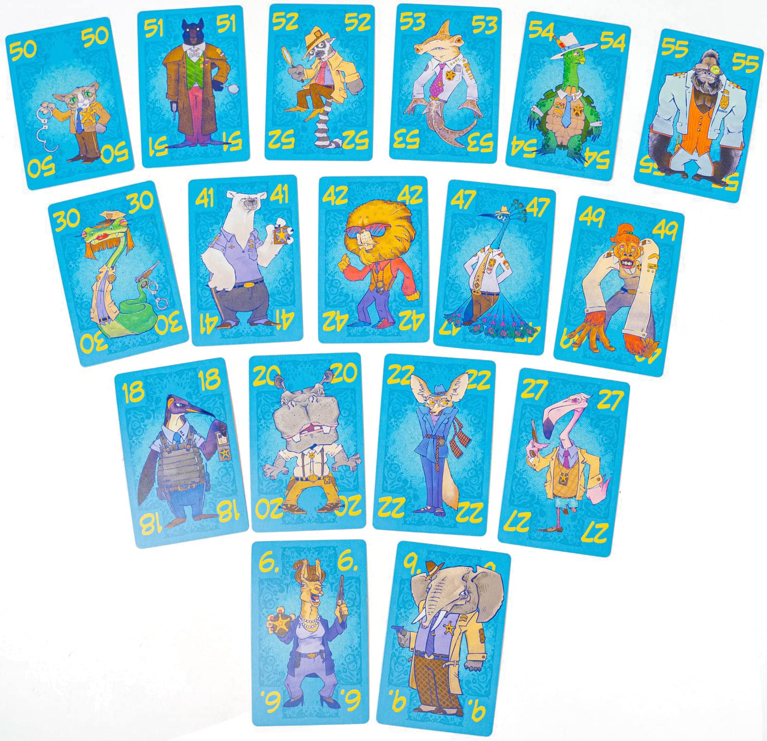 Hot Lead - English Language Strategic Card Game with Bidding - Press-Your-Luck and Crime Theme, Multicolor - Image 4