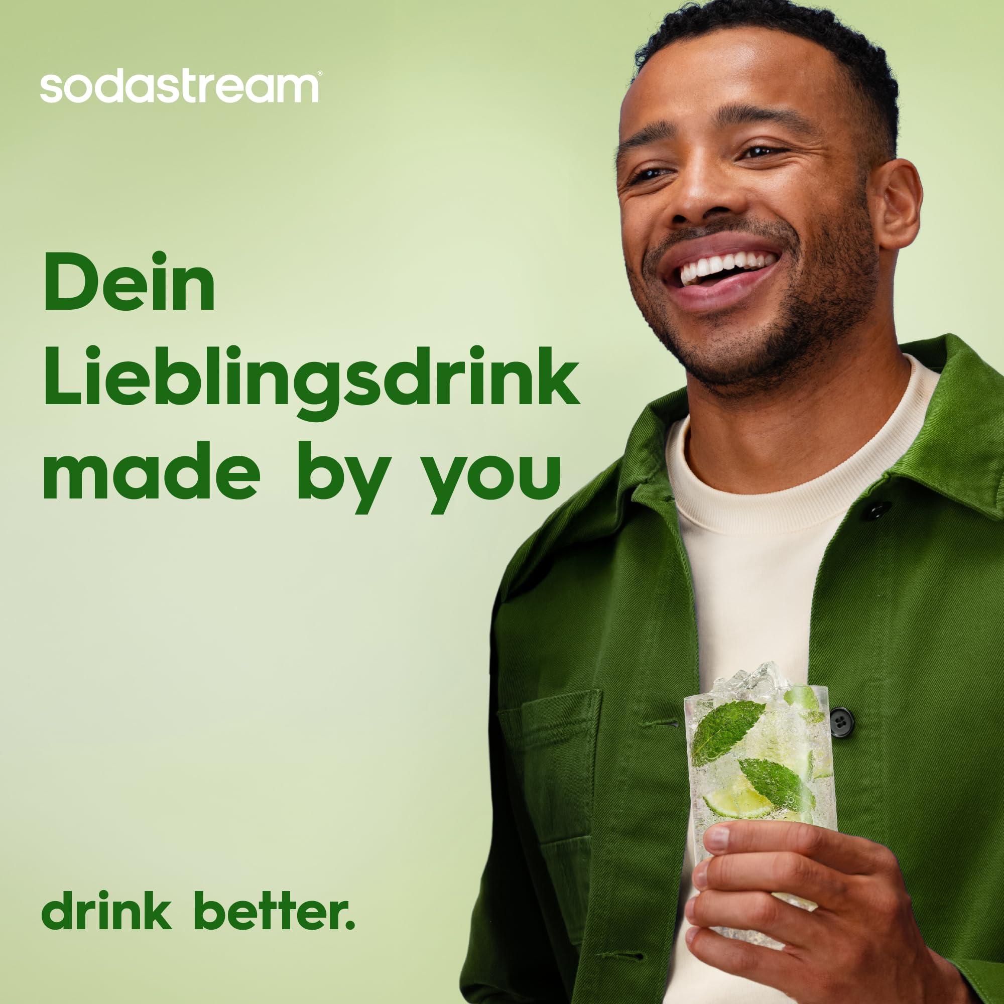SodaStream drink mix 7UP Zero Zucker, 4er-Pack Zitrone-Limette Sirup für Wassersprudler, Getränkesirup zuckerfrei und koffeinfrei, 4 x 440 ml
