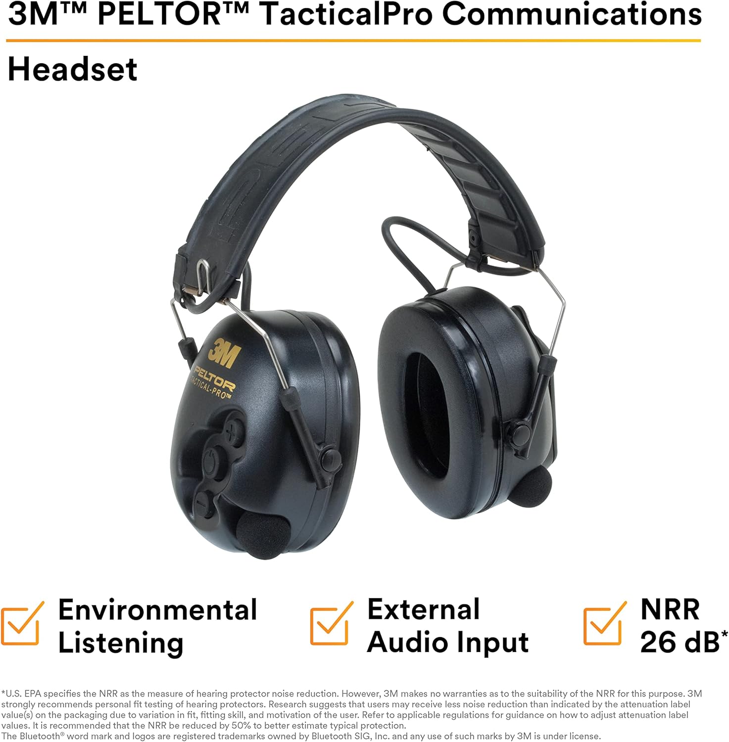 Hоlіdау Dеаlѕ 🛒 3M Peltor TacticalPro Communications Headset MT15H7F SV, Hearing Protection, Ear Protection, NRR 26 dB Excellent for heavy equipment operators, airport workers, shooting and industrial workers Wееklу Tор Sаlе 3M Peltor TacticalPro Communications Headset MT15H7F SV, Hearing Protection, Ear Protection, NRR 26 dB Excellent for heavy equipment operators, airport workers, shooting and industrial workers