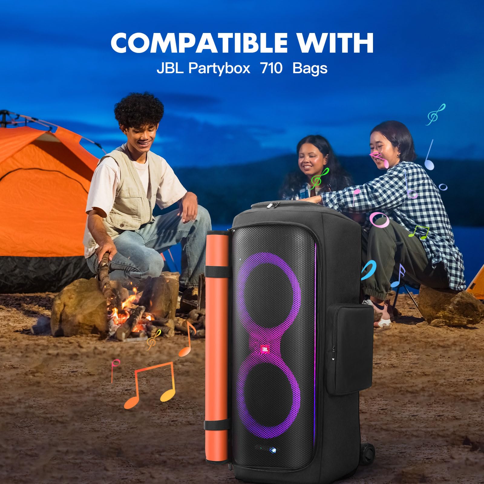 Amazon.co.jp: JBL PartyBox 710トラベルケース対応スピーカーキャリー