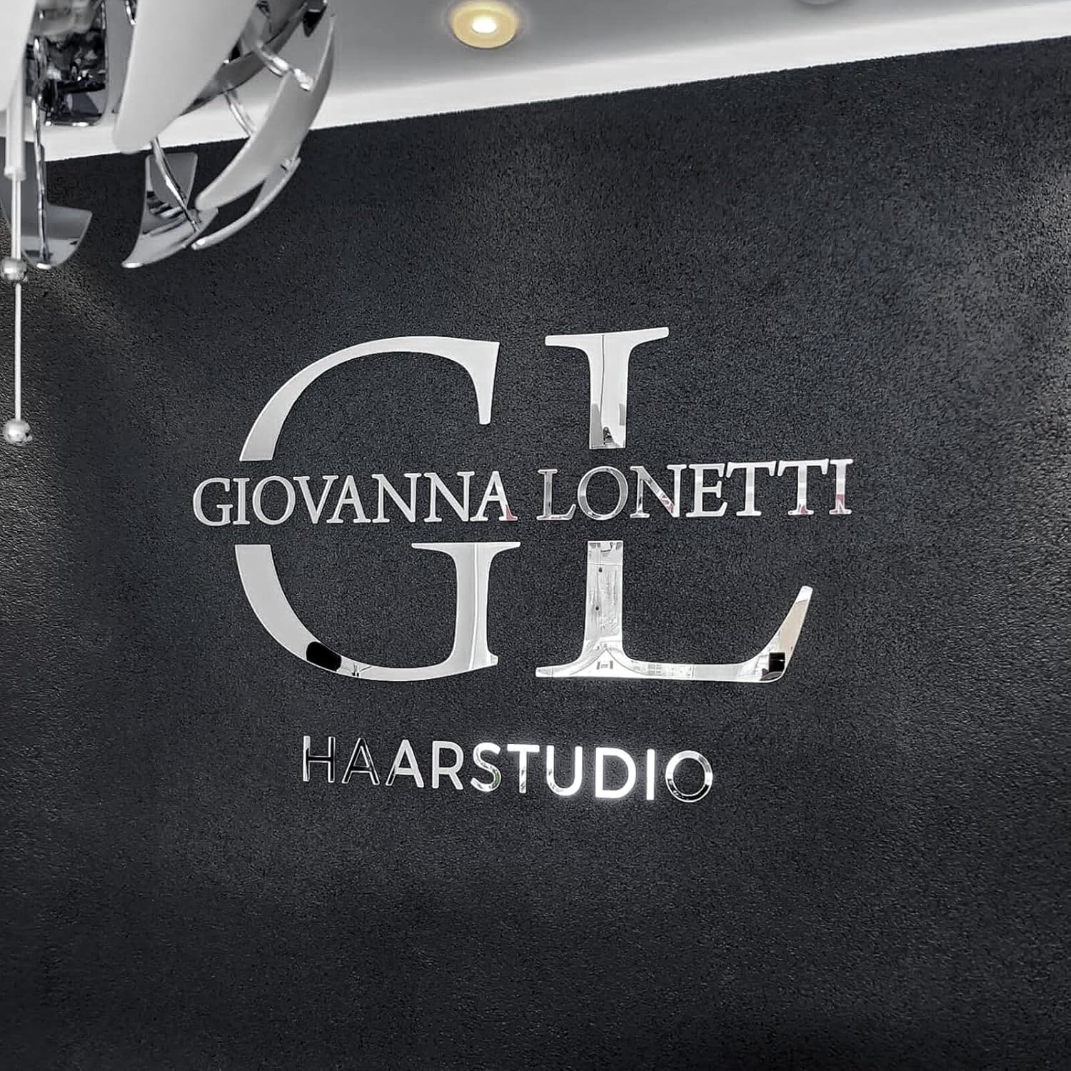 GUANKE Custom Wall Signs for Business Logo, Laser Cut 3D Acyrlic Signs, for Beauty Salon, Retail Outlets, Company, Office