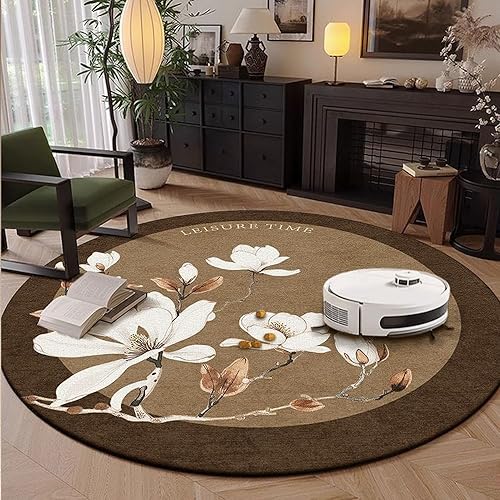 Miniatura 2 de Office Chair Mat Round for Hard Surface, Computer Gaming Chair Mat Office Rug Anti Slip, Low Pile Carpet Desk Rug Protector for Rolling Computer