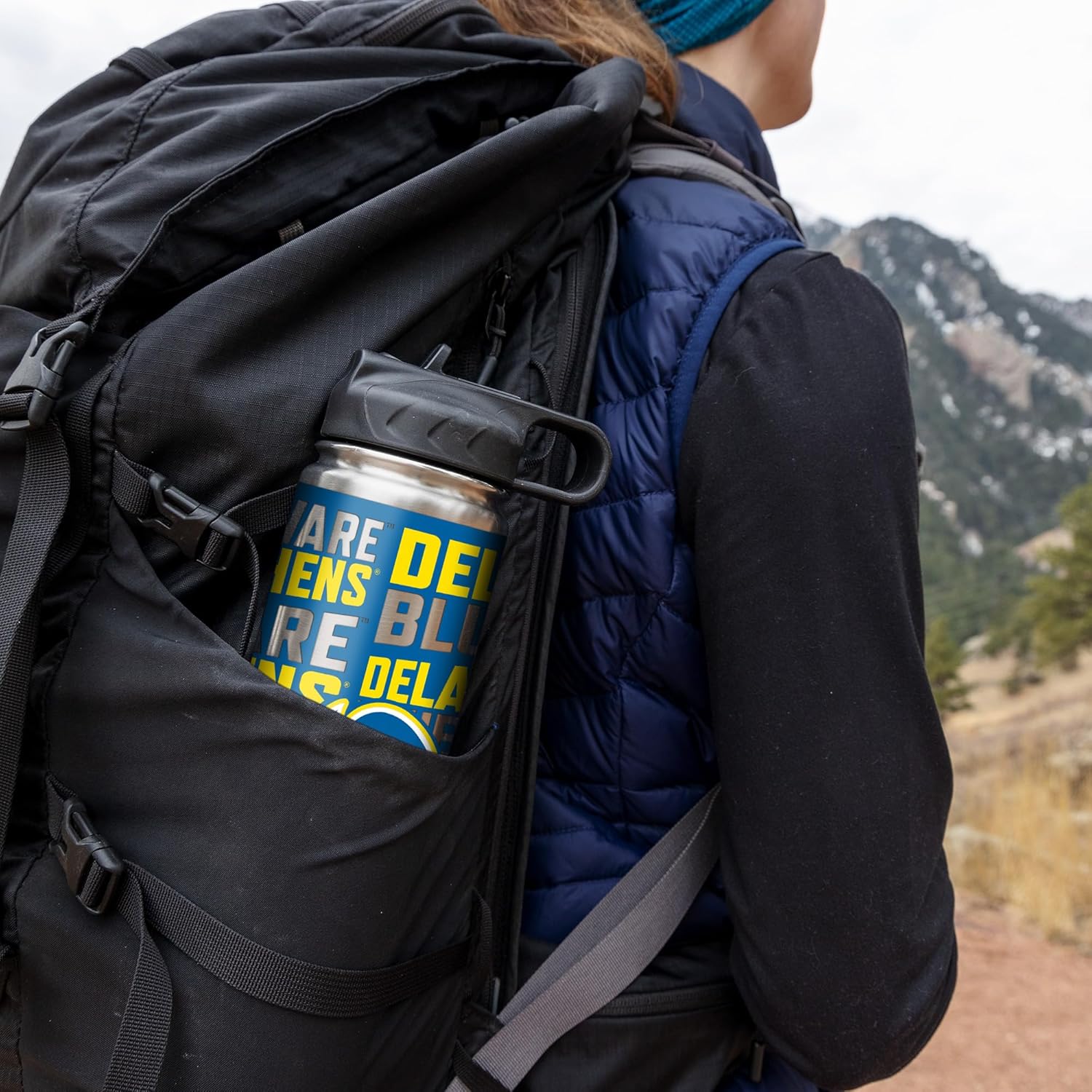 Rico Industries NCAA 22oz Stainless Steel Tumbler with Lid - Great For Coffee, Tea, Water or Cocktails - Image 3