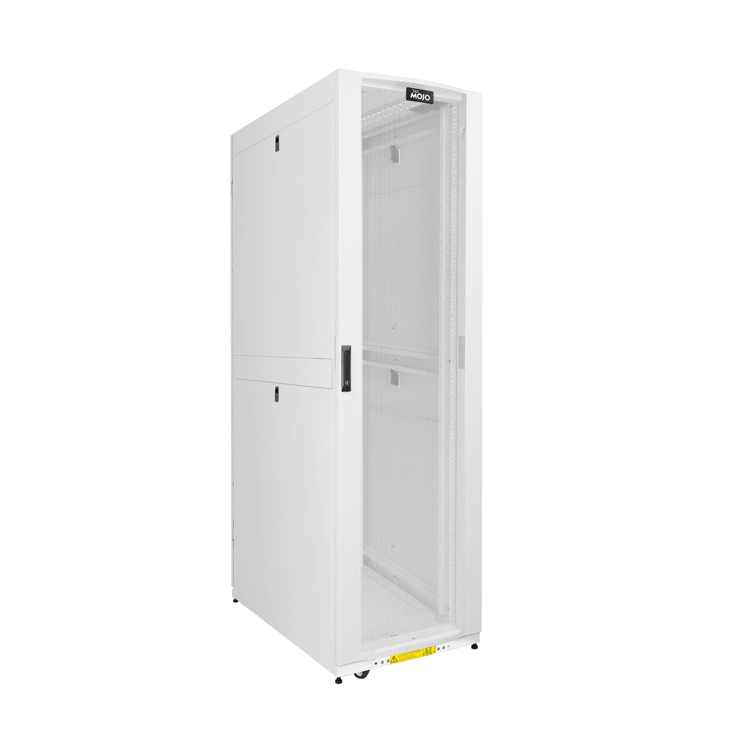 Tecmojo 45U Server Rack Cabinet - PRE-Assembled 24inch Width 43inch Depth IT Network Equipment Cabinet Rack Enclosure with Casters - 3000lbs Weight