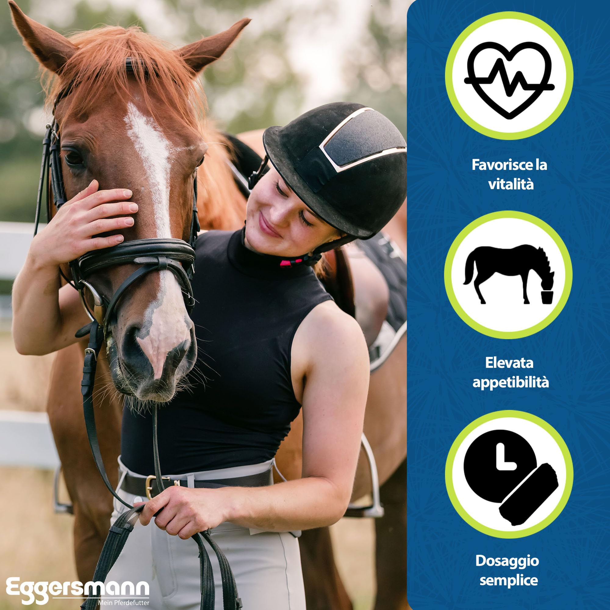 Eggersmann Mein Pferdefutter Golden Mineral 25 kg – Mangime Minerale per Cavalli e Pony – Mangime per Cavalli Ricco di Sostanze nutritive per Una Fornitura ottimale – per completare Il mangime Base